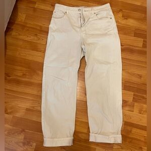 We The Free Cream Straight leg Jeans